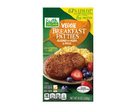 aldi breakfast patties|earth grown meatless breakfast patties.